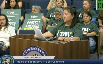 IHSS Caregivers Speaking before the Santa Barbara County Board of Supervisors 08-19-2025