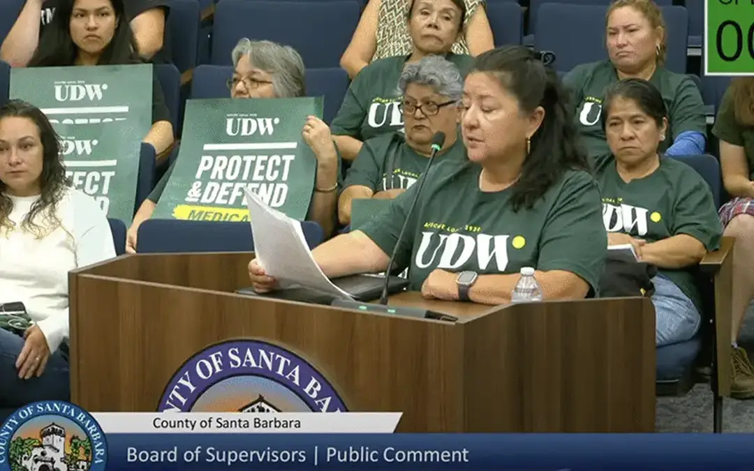 IHSS Caregivers Speaking before the Santa Barbara County Board of Supervisors 08-19-2025