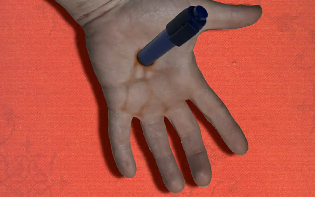 pen in hand